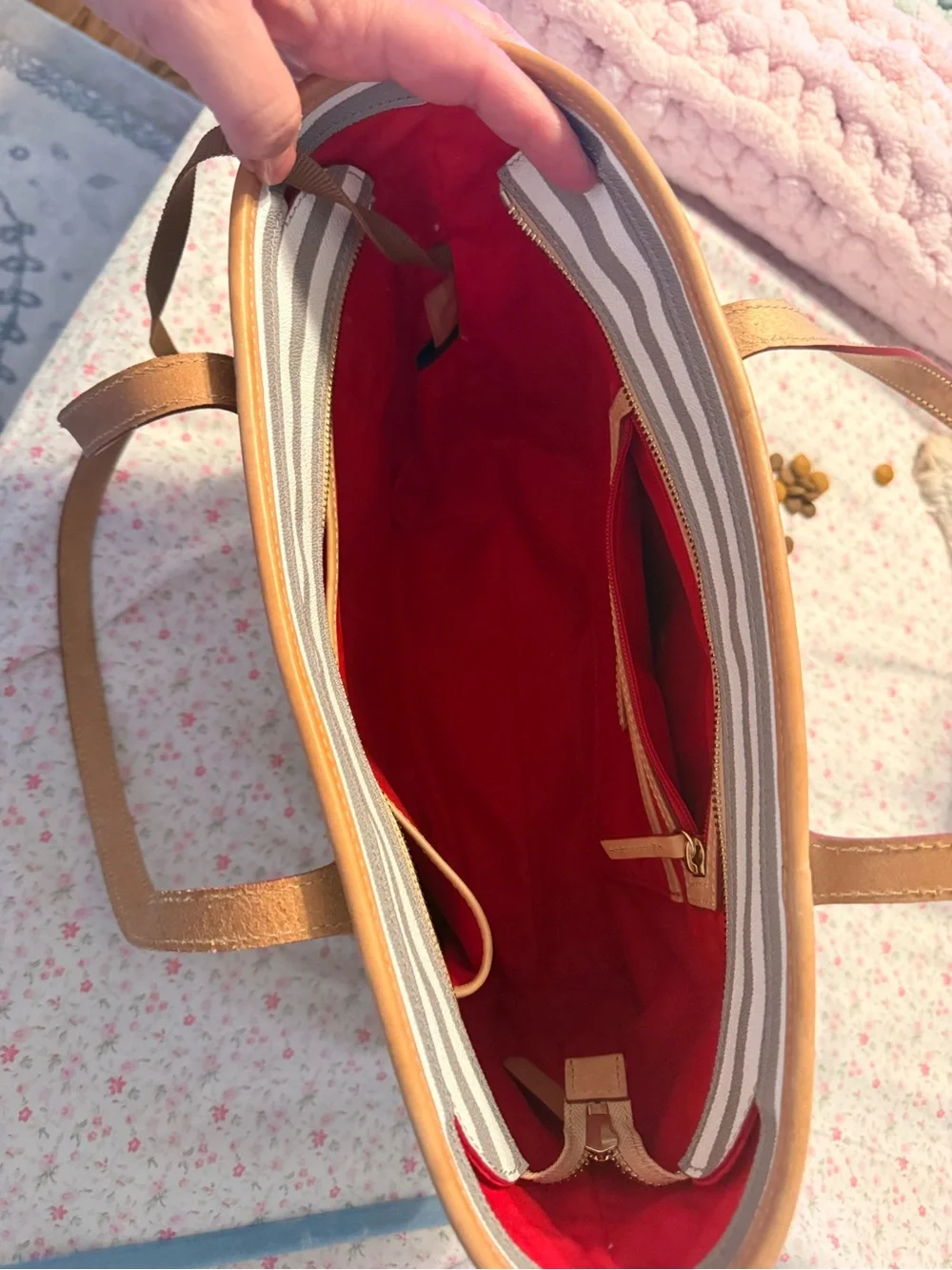 Dooney & Bourke Coated Cotton Skipper Tote Dove